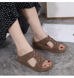 Orthopedic Dress Shoes for Women Low Heels Comfortable Wide Toe Box Shoes Women Orthopedic Ladies Summer Sandals 2024 Flip Fl...