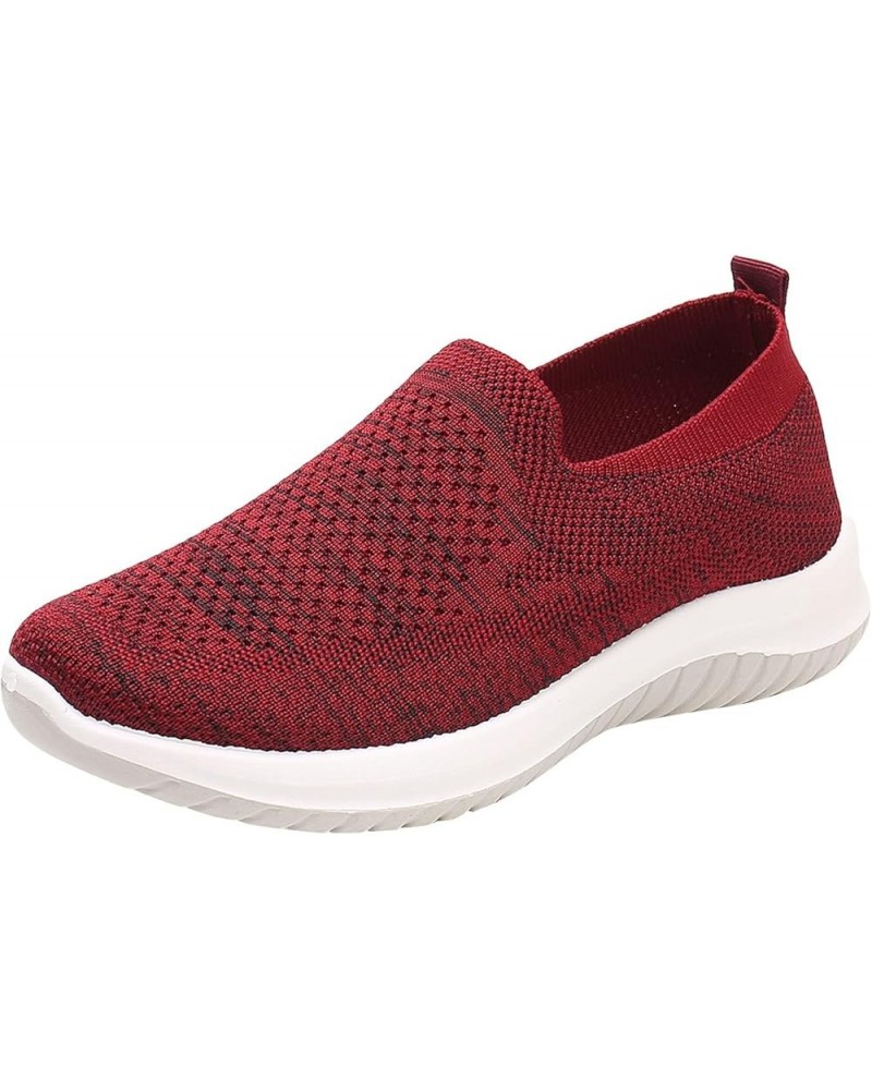 Women's Fashion Sneaker White Color Washed Leopard Canvas Slip on Shoes Hight Top Slip On Sneakers Z 15-red $15.55 Fashion Sn...