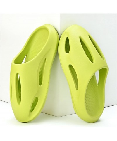 Round Toe Slippers for Girls Fashion Spring Summer Women Slippers With Flat Bottom Round Toe Hollow Breathable Green $16.86 S...