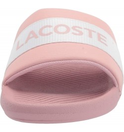 Womens Croco Slides Light Pink/White Stripe $29.25 Sandals