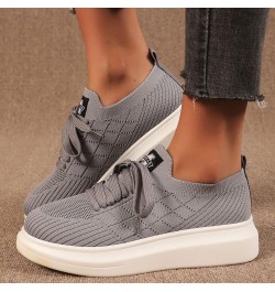 Womens Fashion Casual Sneakers Wide Width Breathable Running Flats Light Tennis Walking Shoes Platform Mesh Lace Up Sneaker S...