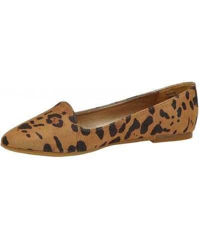 Women's Hoops Ballerina Flat Leopard $15.19 Flats