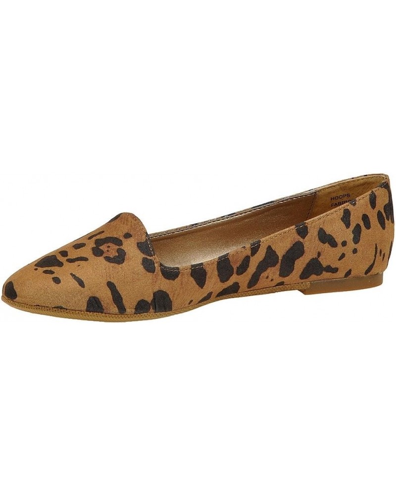 Women's Hoops Ballerina Flat Leopard $15.19 Flats