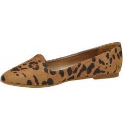 Women's Hoops Ballerina Flat Leopard $15.19 Flats