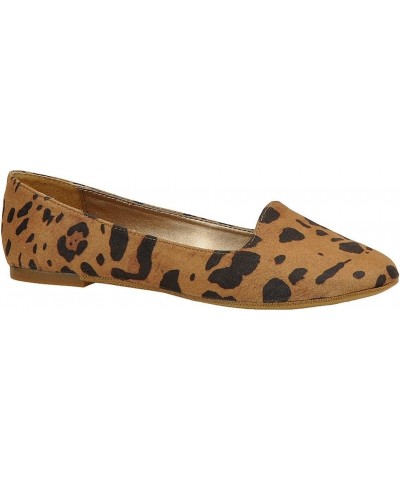 Women's Hoops Ballerina Flat Leopard $15.19 Flats