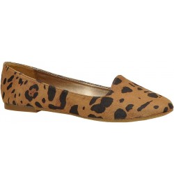 Women's Hoops Ballerina Flat Leopard $15.19 Flats