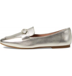 Women's York Bow Loafer Gold Leather $62.50 Loafers & Slip-Ons