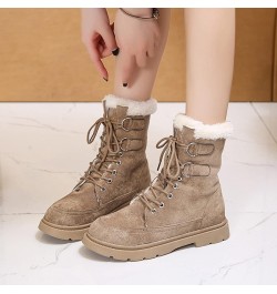 Winter Boots for Women Wide Width Waterproof Snow Boots for Women Size 7 Wide Slip on Boots for Women Ankle Booties Winter Wo...