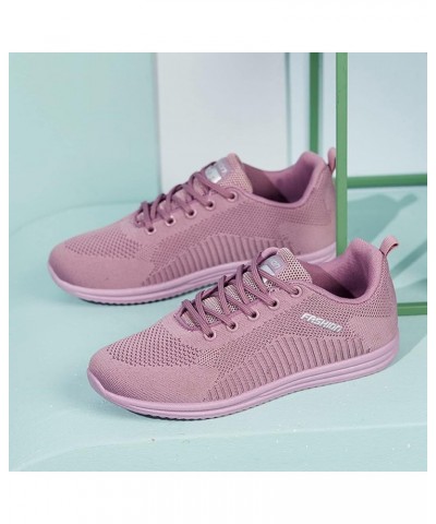 Women Sneakers Slip-On Walking Shoes Comfortable Driving Shoes Womens Summer Trainers Purple 2 $16.47 Athletic Shoes