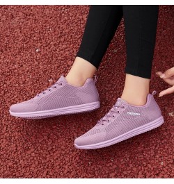 Women Sneakers Slip-On Walking Shoes Comfortable Driving Shoes Womens Summer Trainers Purple 2 $16.47 Athletic Shoes