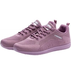 Women Sneakers Slip-On Walking Shoes Comfortable Driving Shoes Womens Summer Trainers Purple 2 $16.47 Athletic Shoes