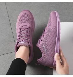 Women Sneakers Slip-On Walking Shoes Comfortable Driving Shoes Womens Summer Trainers Purple 2 $16.47 Athletic Shoes