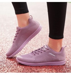 Women Sneakers Slip-On Walking Shoes Comfortable Driving Shoes Womens Summer Trainers Purple 2 $16.47 Athletic Shoes