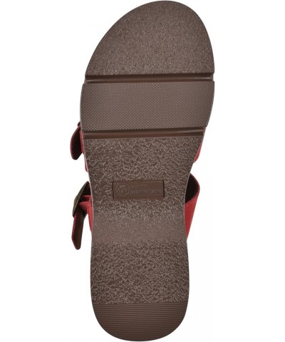 Women's Lefter Low Platform Sandal Cruella Red/Suede $29.77 Sandals