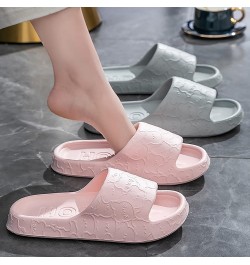 Couple Female Household Eva Summer Indoor Home Bathroom Antiskid Sandals Pregnancy Shoes for Feet Green $9.88 Sandals