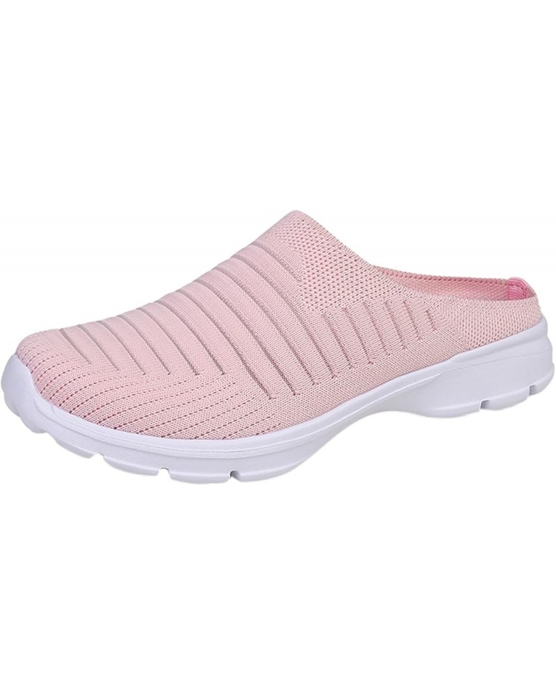 White Sneakers for Men Sneakers for Men Wide Width Mens Sneakers Size 9 High Top Shoes for Men Pink $18.71 Fashion Sneakers