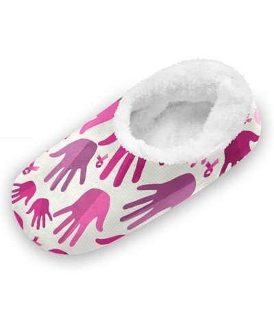 Unisex Fuzzy House Slippers Memory Foam Warm Slip Shoes Fur Lining M-XXL Multi 30 $10.53 Slippers