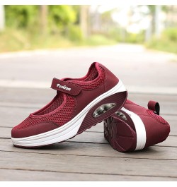 Womens Walking Sandals, Platform Sandals for Women Women's Slip On Mesh Walking Shoes Summer Slip-On Sandals Orthopedic Platf...