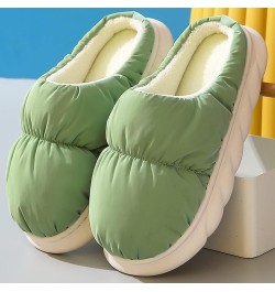 House Slippers for Women Fuzzy Home Stepping On Feces Warm Cotton Winter Fashion Cute Comfy Slide Cozy Sock Shoes Soft Rubber...