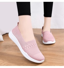 Women's Slip On Loafers Breathable Lightweight Walking Sport Shoes Comfortable Casual Work Mesh Running Sneakers 7 Pink $9.83...