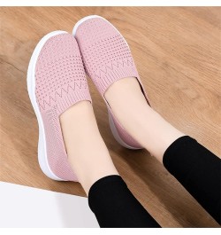 Women's Slip On Loafers Breathable Lightweight Walking Sport Shoes Comfortable Casual Work Mesh Running Sneakers 7 Pink $9.83...