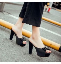 Womens Platform Heels Sandals 89 Black $24.43 Sandals