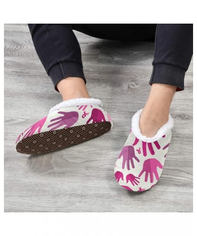 Unisex Fuzzy House Slippers Memory Foam Warm Slip Shoes Fur Lining M-XXL Multi 30 $10.53 Slippers