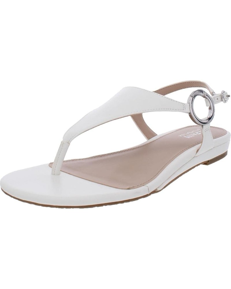 Womens Hayyden Solid Dressy Thong Sandals White $5.68 Sandals