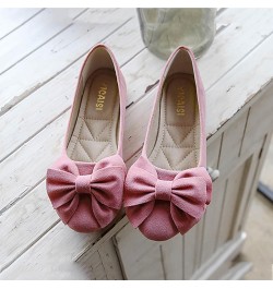 Women's Solid Suede Bowknot Flat Sandals Women Singles Shoes Flat Shoes Casual Dressy Shoes Slip On Work Shoes Red $13.07 San...