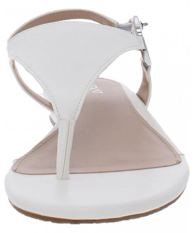 Womens Hayyden Solid Dressy Thong Sandals White $5.68 Sandals