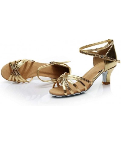 Heeled Sandals for Women, Fashion Womens Dancing Shoes Breathable High Heels Outdoor Leisure Sandals Z 04-gold $17.42 Boots