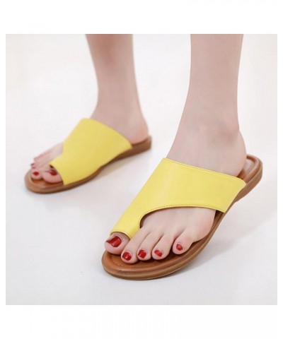 Women Casual Slippers Retro Roman Flat Sandals Slip on Clip Toe Flip Flops Beach Shoes Casual Summer Open Toe Slide Sandals 8...