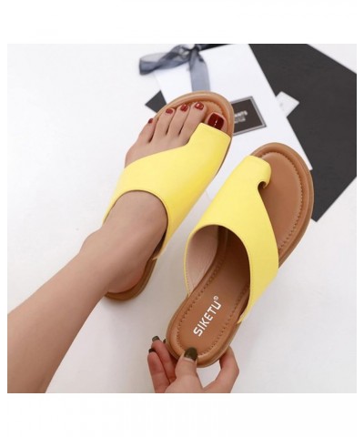 Women Casual Slippers Retro Roman Flat Sandals Slip on Clip Toe Flip Flops Beach Shoes Casual Summer Open Toe Slide Sandals 8...