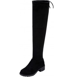 Women's Regular and Wide Calf Vegan Leather Over the Knee Boots Flat Over the Knee Boots for Women Platform Shoes Wide Calf S...