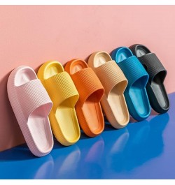 Ultra Soft Slippers for Women EVA Open Toe Slide On Sandals Non Slip Quick Drying Shower Slides Bathroom Sandals for Indoor G...