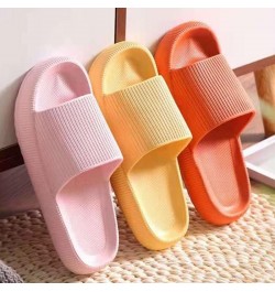 Ultra Soft Slippers for Women EVA Open Toe Slide On Sandals Non Slip Quick Drying Shower Slides Bathroom Sandals for Indoor G...