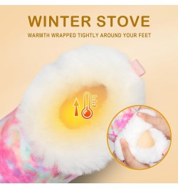 House Slippers for Women Men Memory Foam Slippers Closed Back Cozy Faux Furry Lining House Shoes Slippe Bedroom Shoes Non Sli...