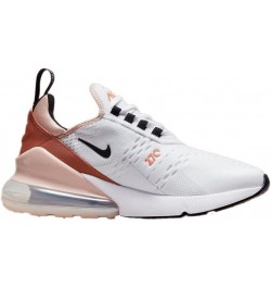 Women's Low-Top Track and Field Shoes White/Black-pink Oxford $42.47 Fashion Sneakers