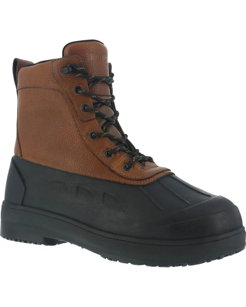 Compound Ia965 Women's Comp Toe 8" Work Boot Black And Brown - 11 Wide 10 X-Wide Black and Brown $42.49 Work & Safety Shoes