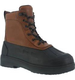 Compound Ia965 Women's Comp Toe 8" Work Boot Black And Brown - 11 Wide 10 X-Wide Black and Brown $42.49 Work & Safety Shoes