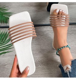 Support Slippers Women Plantar Fashion Summer Slippers Open Toe Comfortable Insole Casual Beach Slippers (Coffee, 9) Coffee 8...