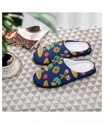 Cotton Slippers Indoor Light Weight House Shoes With Anti-Skid Sole Color1777 $20.71 Slippers