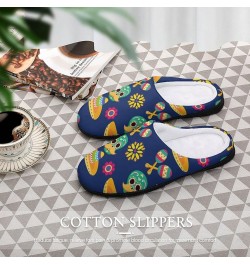 Cotton Slippers Indoor Light Weight House Shoes With Anti-Skid Sole Color1777 $20.71 Slippers