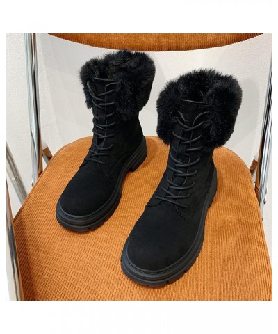 Cowgirl Boots for Girls Riding Boots With Zipper Cowgirl Boots Women'S Western Boots Round Toe Z 05-black $14.12 Outdoor Shoes