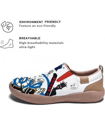 Women's Travel Shoes Slip On Casual Leather Loafers Lightweight Comfort Fashion Sneaker Strolling Through The World of Basqui...