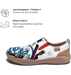 Women's Travel Shoes Slip On Casual Leather Loafers Lightweight Comfort Fashion Sneaker Strolling Through The World of Basqui...