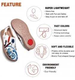 Women's Travel Shoes Slip On Casual Leather Loafers Lightweight Comfort Fashion Sneaker Strolling Through The World of Basqui...