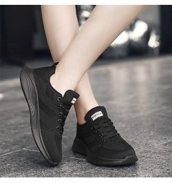 sock sneakers womens slip on sneakers white tennis shoes girls women's open toe booties Lace Up Canvas Sneakers Z 11-black $2...