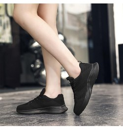 sock sneakers womens slip on sneakers white tennis shoes girls women's open toe booties Lace Up Canvas Sneakers Z 11-black $2...