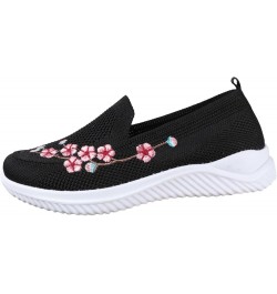 Women's Orthopedic Walking Shoes Breathable Soft Mesh Shoes Slip on Diabetic Foam Shoes Hands Free Slip on Sneakers 5-black $...